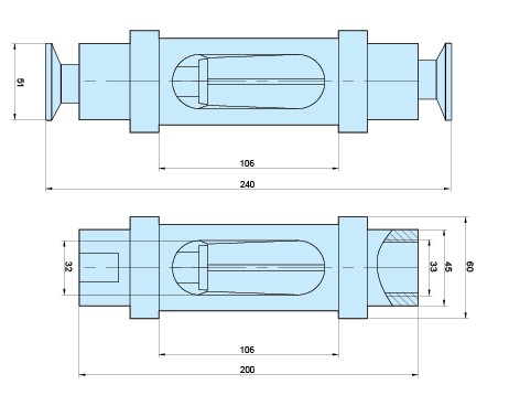 K-5011G、K-5012G、K-5013G、K-5014G、K-5015G、K-5016G、K-5017G玻璃轉(zhuǎn)子流量計